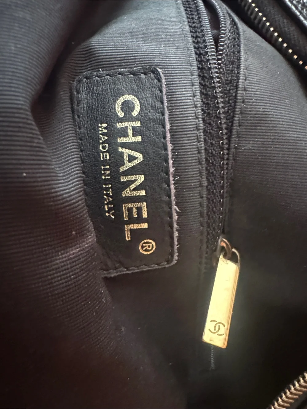 CHANEL Black Quilted Caviar Leather Top-Handle Satchel